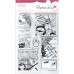 Набор резиновых штампов Travel Print, Papermania, 7 шт