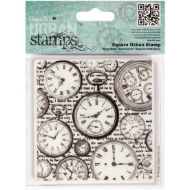 Резиновый штамп Time Pieces 10х10 см, Papermania