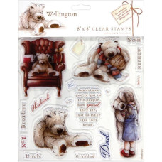 Набір акрилових штампів Wellington, Docrafts, 20х20 см