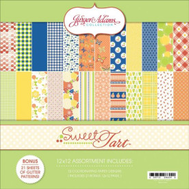 Набор односторонней бумаги Sweet Tart 30х30 см 24 листа от Jinger Adams