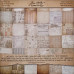 Набір двостороннього паперу French Industrial 30х30 см 36 аркушів від Tim Holtz