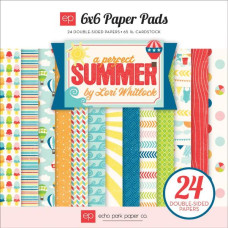 Набір двостороннього паперу Perfect Summer 15х15 см 12 аркушів від Echo Park