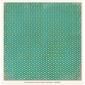 Двусторонняя бумага Curious Petals 30х30 см от My Mind's Eye