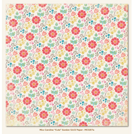 Двосторонній папір Cute Garden 30х30 см від My Mind's Eye