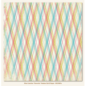 Двосторонній папір Favorite Madras 30х30 см від My Mind's Eye