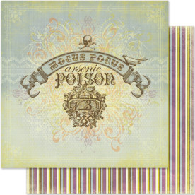 Двосторонній папір для скрапбукінгу Hocus Pocus - Hocus Pocus 30х30 см від Pink Paislee