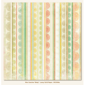 Двусторонняя бумага Baby Lacey 30х30 см от My Mind's Eye