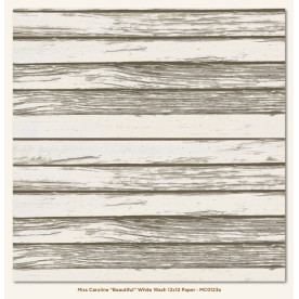 Двусторонняя бумага Beautiful White Wash 30х30 см от My Mind's Eye