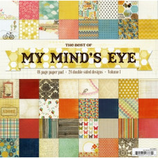 Набор бумаги The  Best of My Mind's Eye, 30х30 см, 24 листа от My Mind's Eye