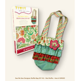 Набор для пошива сумочки Ruffle Bag Red от My Mind's Eye