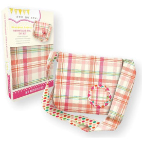 Набор для пошива сумочки Messenger Bag Pink Plaid от My Mind's Eye