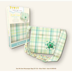 Набір для пошиття сумочки Messenger Bag Blue Plaid від My Mind's Eye