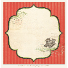 Двосторонній папір Happy 30х30 см від My Mind's Eye