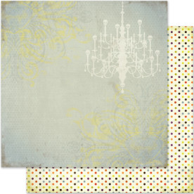 Двосторонній папір для скрапбукінгу Hocus Pocus - Haunting 30х30 см від Pink Paislee