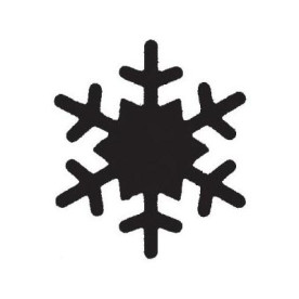 Фигурный дырокол Aspen Flake 2,5 см от Punch Bunch