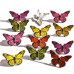 Набір брадс Butterfly від Eyelet Outlet, 12 шт