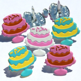 Набір брадс Cake від Eyelet Outlet, 12 шт