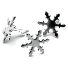 Набір брадс Silver Snowflakes від Creative Impressions, 50 шт