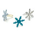 Набір брадс Pearl Snowflakes від Creative Impressions, 50 шт