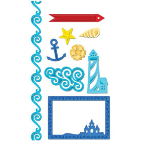 Набір ножів для вирізання Sam-Nautical Accents від Spellbinders