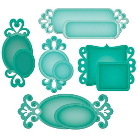 Набор ножей для вырезания Fancy Framed Tags 2 от Spellbinders