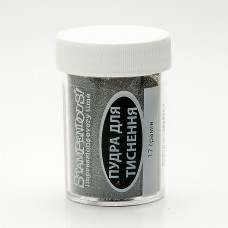 Пудра для эмбоссинга серого цвета с эффектом металлик от Stampendous