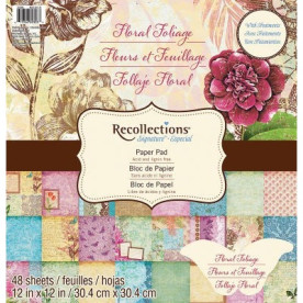 Набор бумаги Floral Foliage 30х30 см 24 листа от Recollections