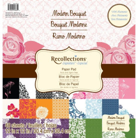 Набор бумаги Modern Bouquet 30х30 см 24 листа от Recollections