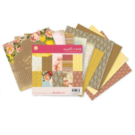 Набор бумаги для скрапбукинга Sweetness Paper Pad 15х15 см от Pink Paislee