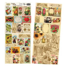 Набор картинок для вырезания Garden, 24х20 см от Crafty Secrets