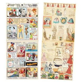 Набір картинок для вирізання Domestic Goddess, 24х20 см від Crafty Secrets