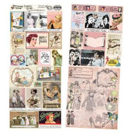 Набор картинок для вырезания Girlfriend, 24х20 см Crafty Secrets