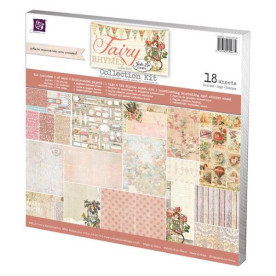 Набор Fairy Rhymes 30х30 см 16 листов бумаги и 2 листа с наклейками от Prima