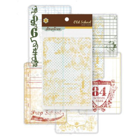 Набор прозрачных карточек Old School - Clear Cards от Pink Paisle