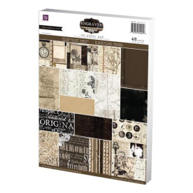 Набор бумаги Engraver формат А4, 16 листов от Prima