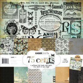 Набор бумаги 75 Cents 30х30 см 12 листов от Kaisercraft