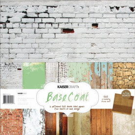 Набор бумаги Base Coat 30х30 см 12 листов от Kaisercraft
