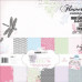 Набор бумаги Lavendar Haze 30х30 см 12 л + наклейки от Kaisercraft