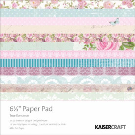 Набор бумаги True Romance 16х16 см 40 листов от Kaisercraft