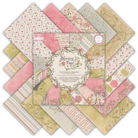 Набір паперу Spring Feast 20x20 см 16 аркушів від First Edition