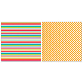 Двусторонний лист бумаги Over The Rainbow 30х30 см от Echo Park