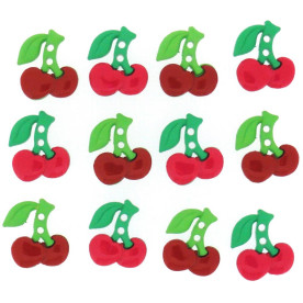 Набор пуговиц Cherries от Dress It Up, 12 шт
