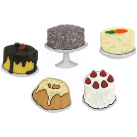 Набір ґудзиків Let Them Eat Cake від Dress It Up, 5 шт