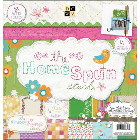 Набір паперу The Homespun Stack 30х30 см 24 листа від DCWV