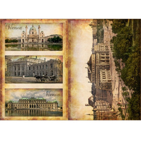 Декупажна карта "Віденський вальс" 44х31 см від компанії Cheap Art