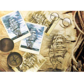 Декупажная карта "Маринист" 44х31 см от компании Cheap Art