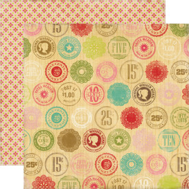 Двосторонній папір Wooden Nickel 30х30 см від компанії Echo Park