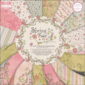 Набор бумаги Spring Feast 30х30 см 16 листов от компании First Edition