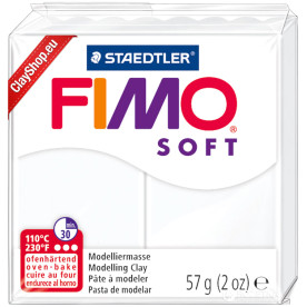 Пластика Soft, Біла, 57г, Fimo