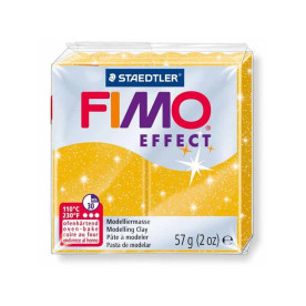 Пластика Effect, Золото з блискітками, 57 г, Fimo